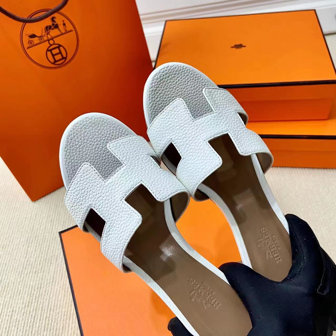 에르메스 올수공 오란 슬리퍼 샌들 토고 03